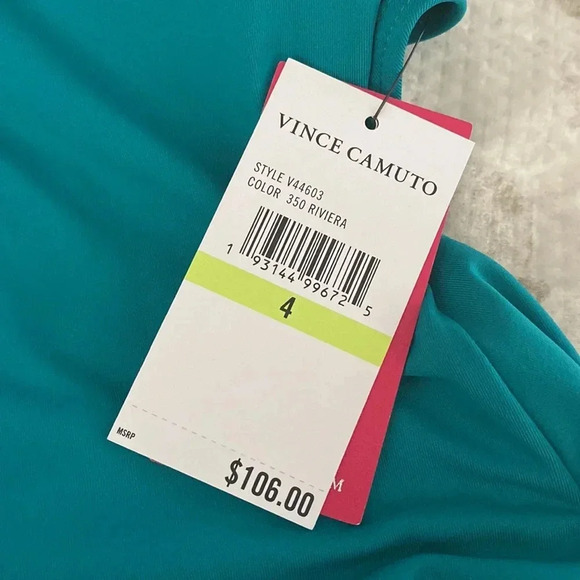 Vince Camuto Strappy Plunging V-Neck One Piece Swimsuit - Picture 6 of 7